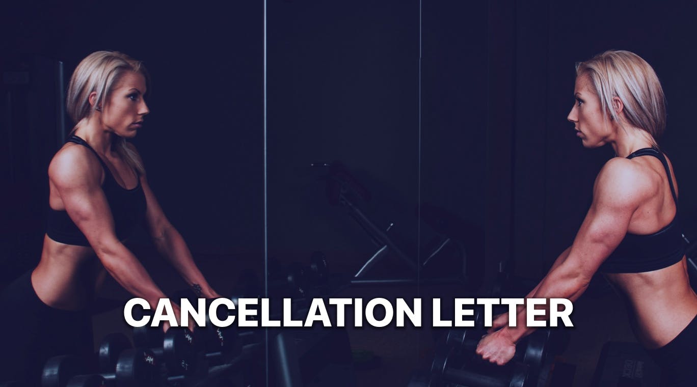 How To Write A Gym Cancellation Letter